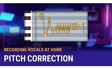 自宅でのボーカル録音 #6: ピッチ補正