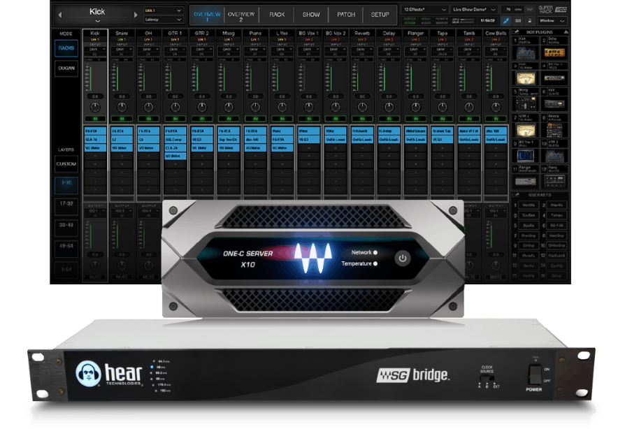 SuperRack One-C Combo for Dante Systems