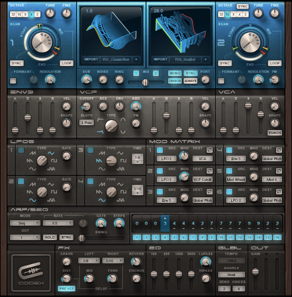 Codex Wavetable Synth