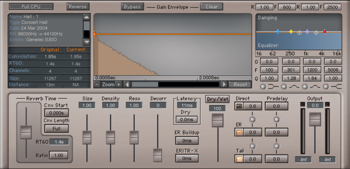 IR1 Convolution Reverb